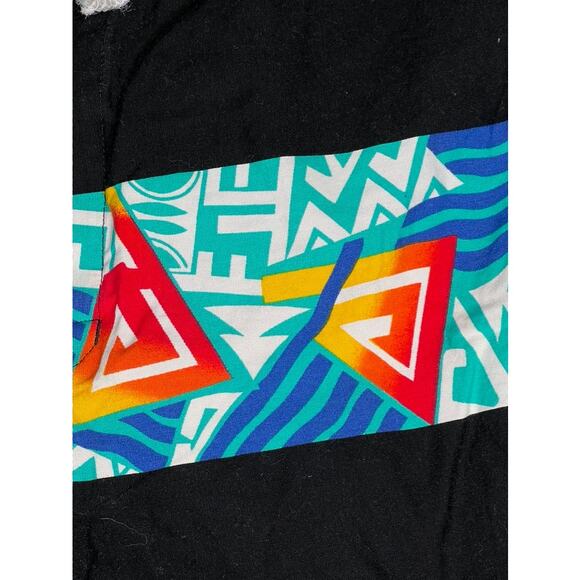 Vintage 80s 90s HOBIE Mens Geometric Board Shorts Swim Trunks Size 33 - Picture 4 of 10